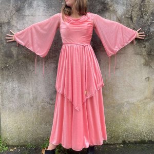 Marian Russell Salmon Pink Dress