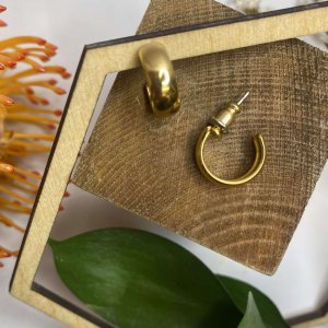 SMALL GOLD HOOPS