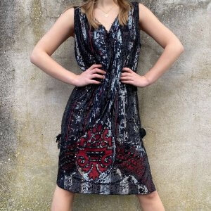 Sequin Tabard Dress