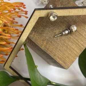 DIAMANTÉ STUD EARRINGS