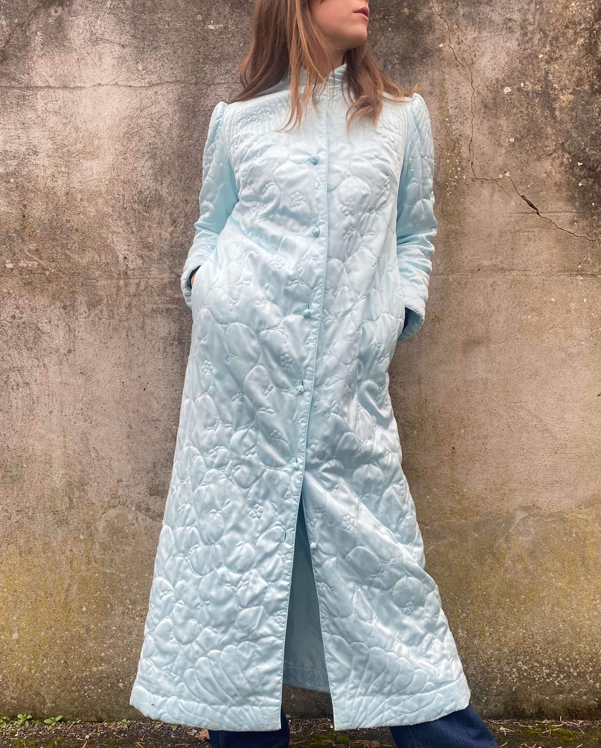 Satin Quilted Housecoat