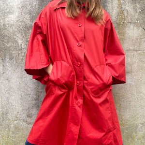 Red Wax Cotton Mac
